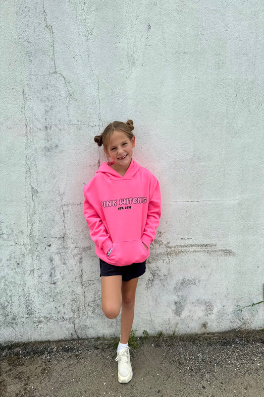 Kids Pink Witches Feel Good Hoodie