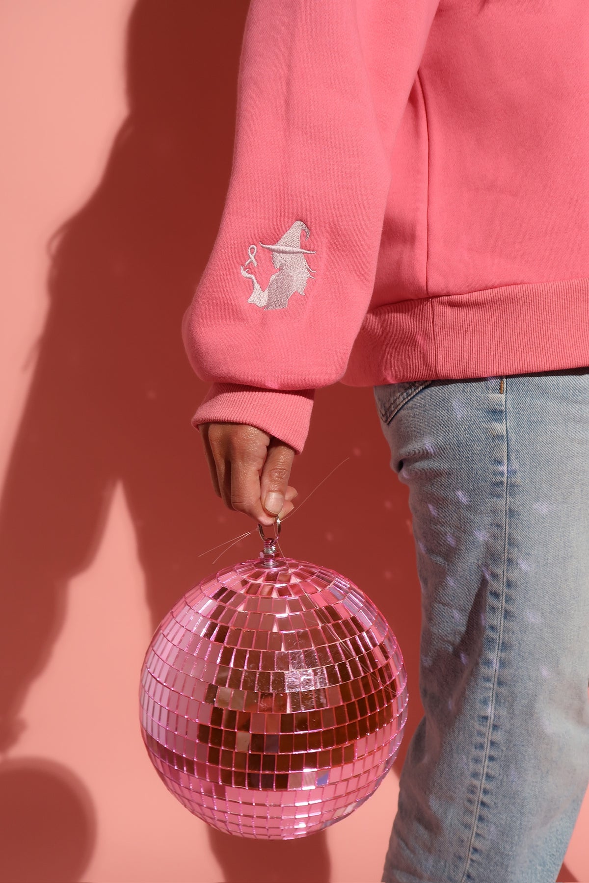 Pink Witches Favorite Mock Neck
