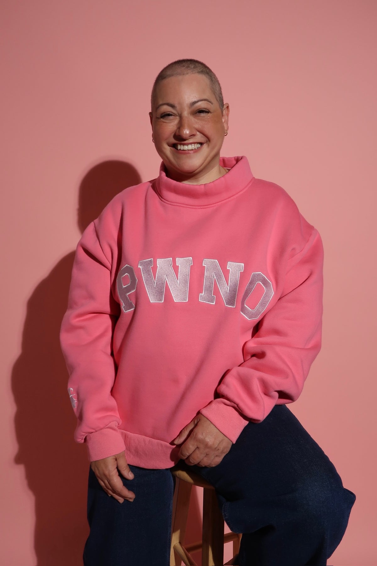 Pink Witches Favorite Mock Neck