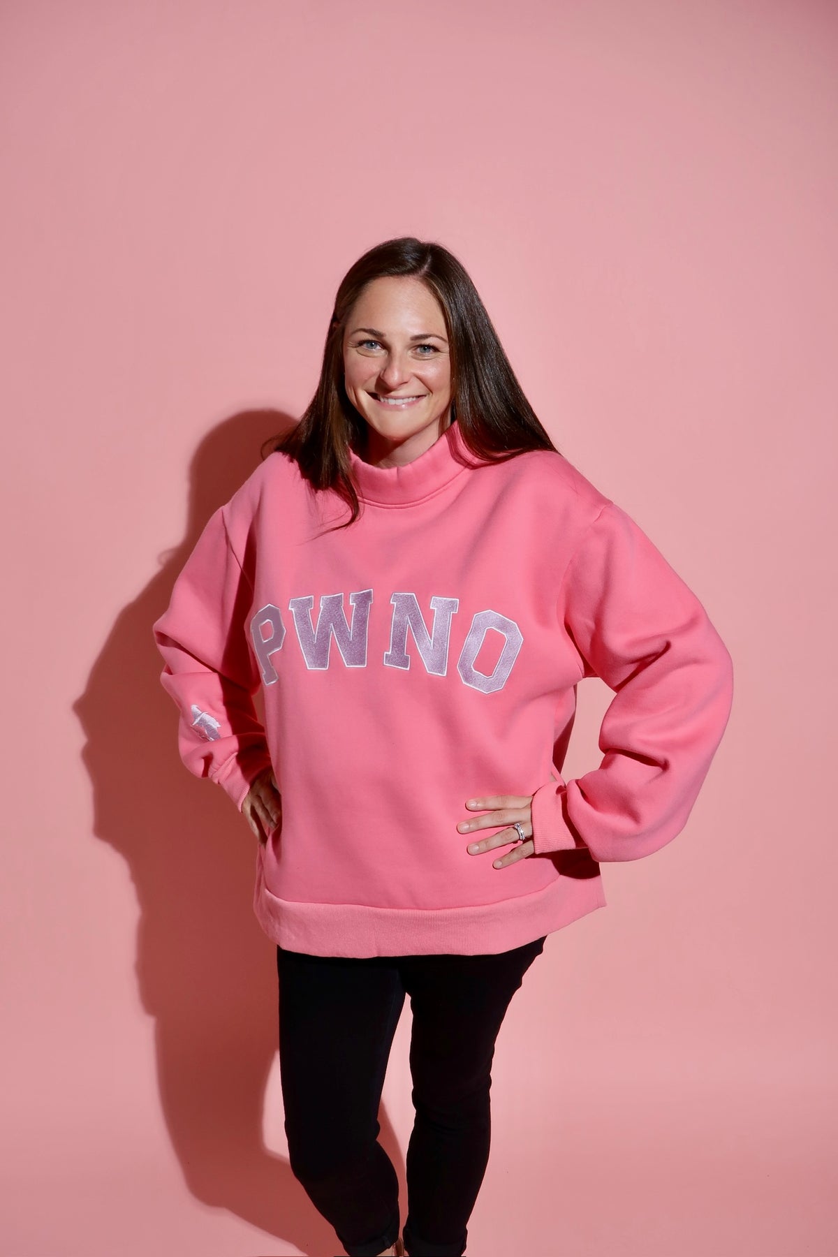 Pink Witches Favorite Mock Neck