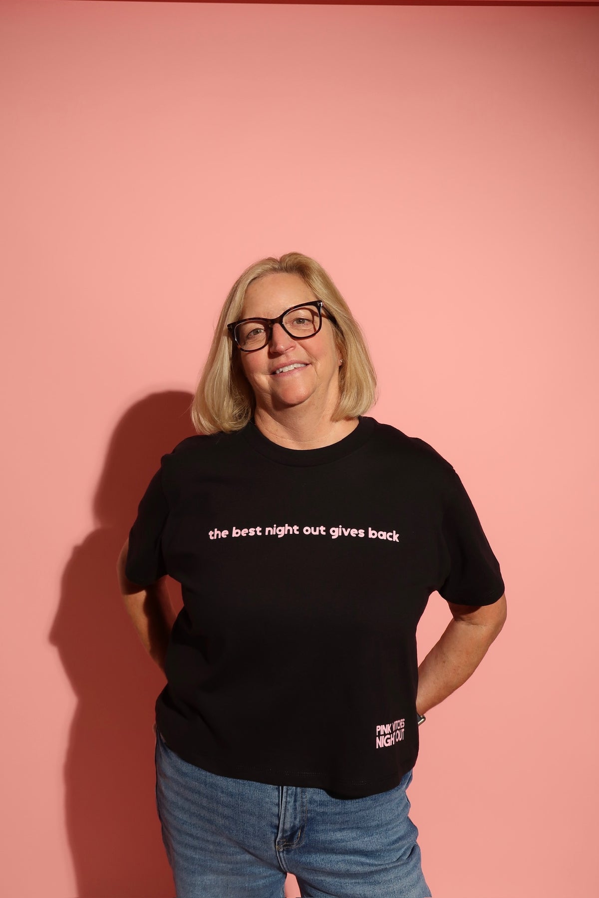 Pink Witches Gives Back Boxy Tee