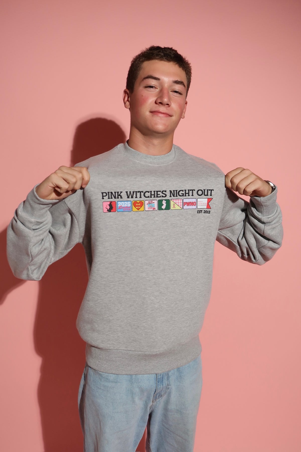 Pink Witches Icon Crewneck
