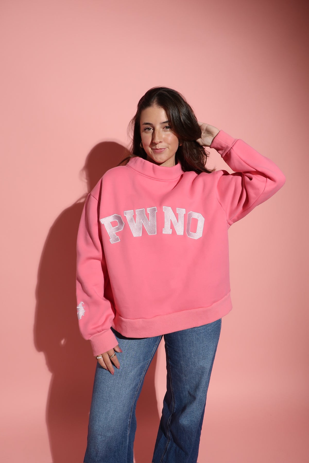 Pink Witches Favorite Mock Neck