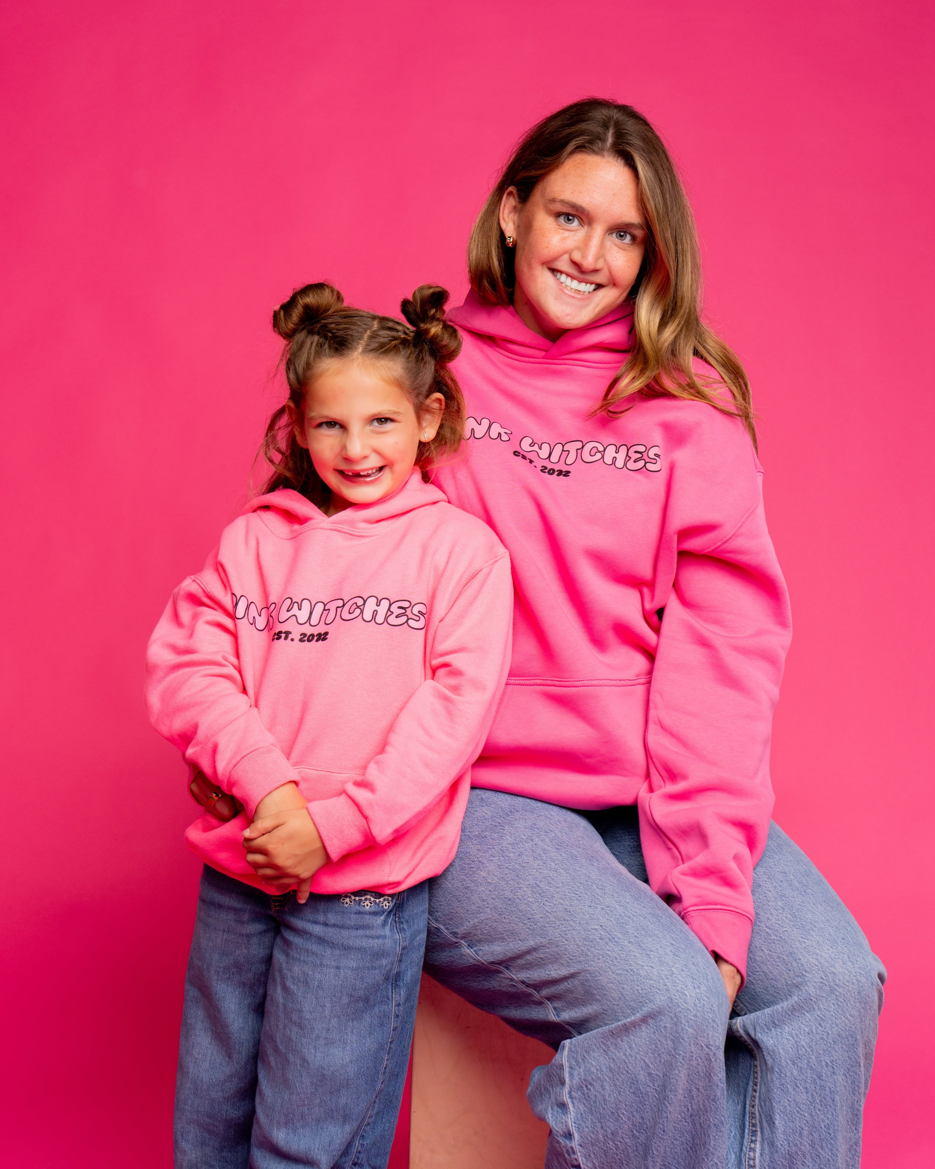 Pink Witches Feel Good Hoodie – Kathy Olenowski Foundation Pink Witches Feel Good Hoodie – Kathy Olenowski Foundation